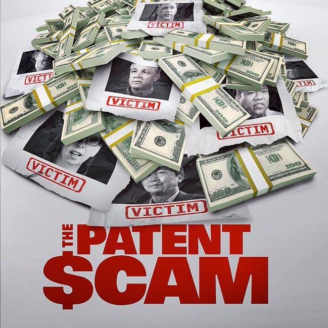 ThePatentScam's profile picture. #Documentary exposing the issues with #PatentTrolls and our current #patent system. Released Aug 15, 2017!  #ThePatentScam (official tag).
