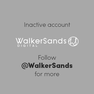 We're no longer using this 
Twitter feed, but you can keep 
up with the conversation on 
our main account @WalkerSands.
