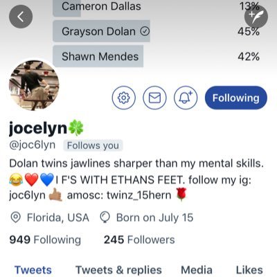 I got blocked so now I stalk. ISS ME JOCELYN:)) FOLLOW @joc6lyn and @Dolanz7 (my accs) THIS IS WHERE I GO SAVAGE