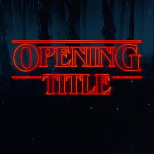 In a motion picture, television program or video game, the opening credits or opening titles are shown at the very beginning.