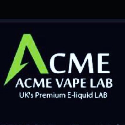 Acmevapelab's profile picture. Premium E-liquid TPD flavours in your brand in easy steps. 1. Choose flavours 2. Finalise artwork with us 3. delivery of your product. Tel: +44 1772 217000