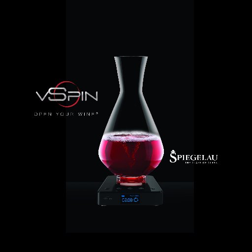 🍷Winner of the German Design Award 2018 🍷vSpin makes wine taste as opened for hours or aged for years 🍷Old world elegance, new world innovation