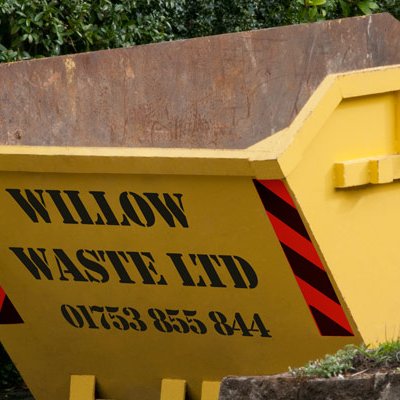 willow_waste's profile picture. Skips Muck Away Topsoil Crushed Concrete Aggregates Plant Hire Demolition Poured Concrete Drain Cleaning