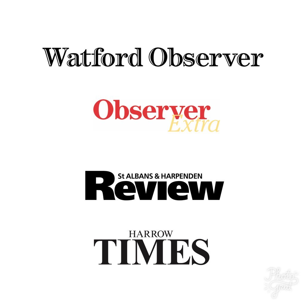 Newsquest North London's Watford based advertising sales team. We cover Watford, St Albans, Harrow and surrounding areas. Call 01923 216216 to advertise.