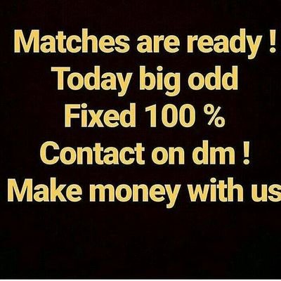 We sell fixed matches/correct scores for more details,call or WhatsApp me on 07087802543.