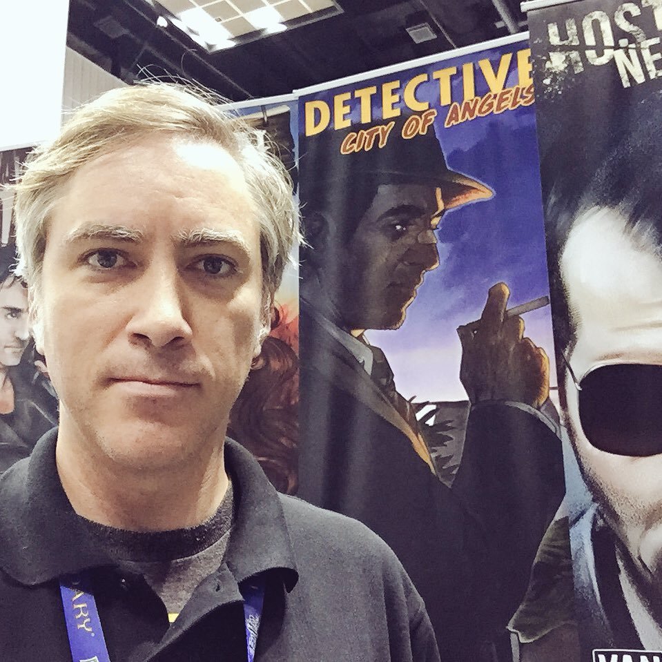 evanderrick's profile picture. Creative Dir. @ Van Ryder Games. Co-designer of FINAL GIRL & designer of DETECTIVE: CITY OF ANGELS. Also father of 3. I should probably put that first. (he/him)