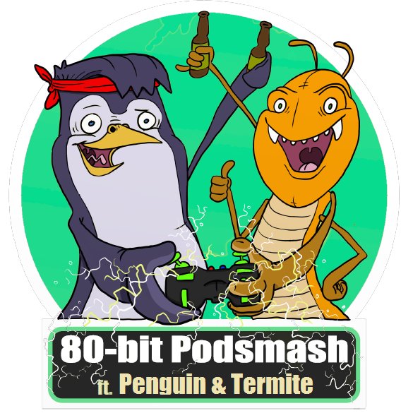 80 Bit Podsmash is a weekly video game podcast where we discuss how the industry, medium, and culture influence topics that matter to you.
Logo by T. Napotnik
