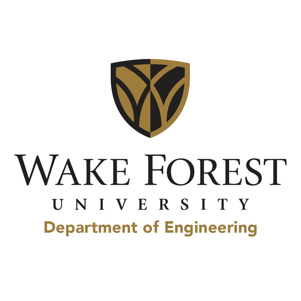 Department of Engineering at @WakeForest. Located at @WakeDowntown in downtown Winston-Salem, NC. #WakeEngineering #WakeDowntown #WSNC 🎩💡