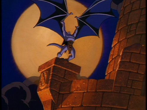 News on Gargoyles, Disney's classic animated series from the 1990s. Likes has the latest on new releases. Background is SLG comic covers.