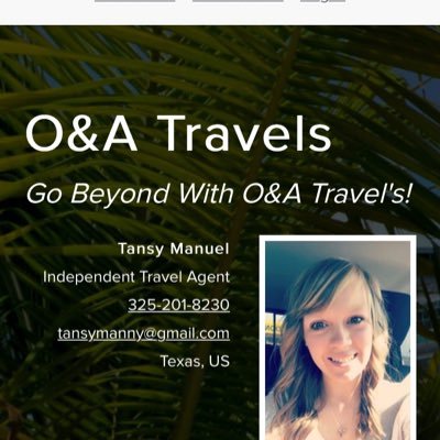 I am a independent travel agent. I would love to plan your next vacation. We offer great deals and have the ability to price match. https://t.co/q2oVSQRESc
