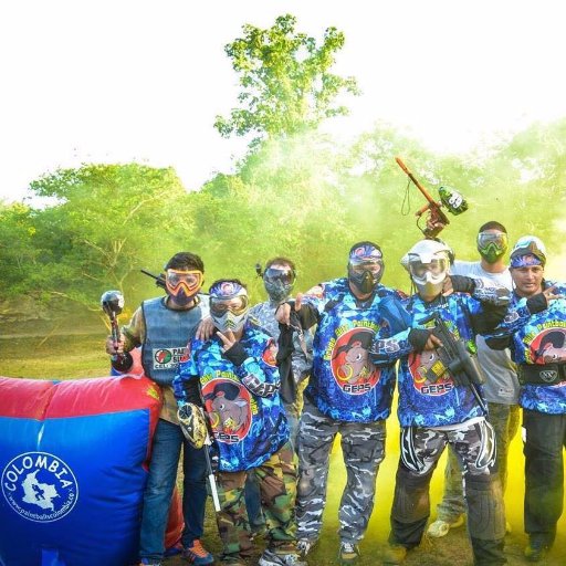 HORARIOS Y PRECIOS  carga inicial 100 bolas  Valor $ 20.000 INCLUYE Todo el equipamiento    Recarga 100 paintball $13.000   3006160508 - 3006803536