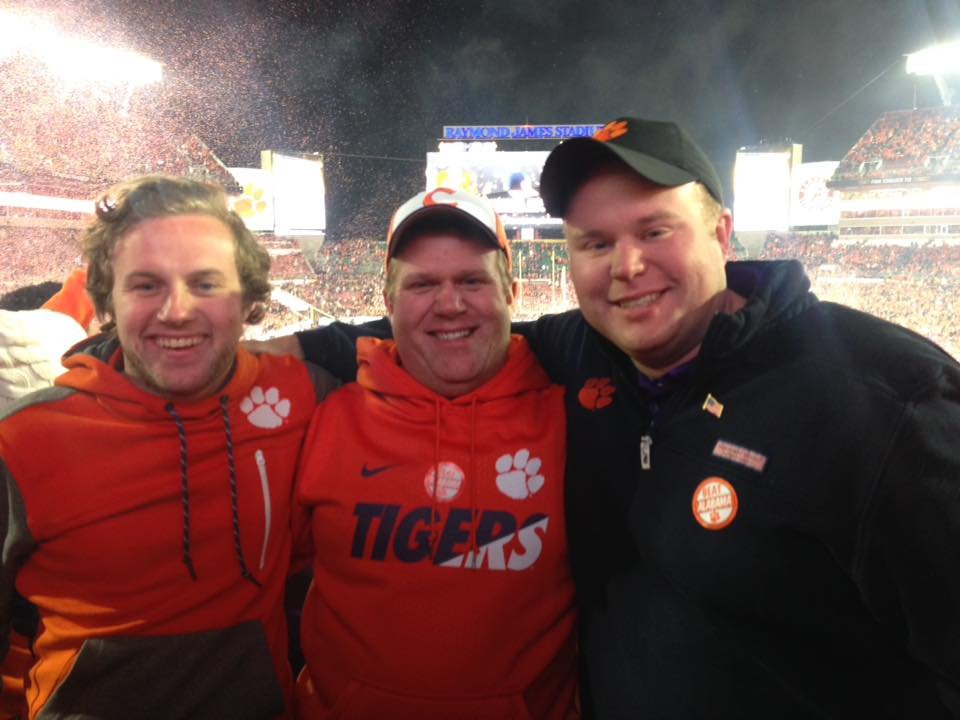 All In Clemson Family. Living the dream in the 864 after 30 yrs in NC.