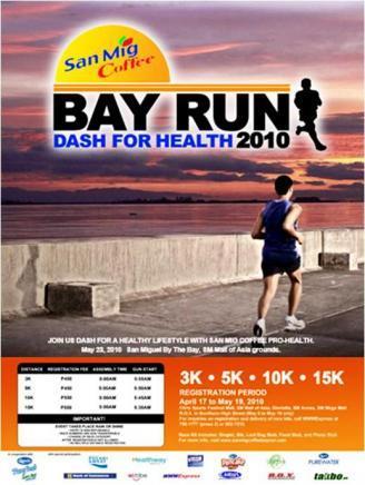 Join the San Mig Coffee Bay Run on May 23, 2010!!! San Miguel by the Bay, SM Mall of Asia Grounds!