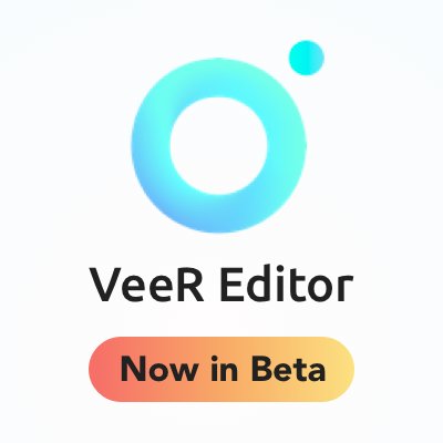 Express yourself in 360, VeeR Editor is here to support your creative spirit!