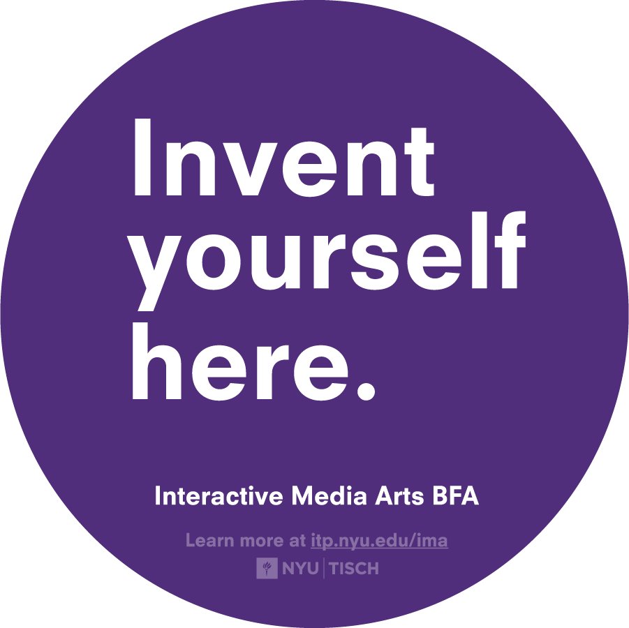 Interactive Media Arts is a BFA program at NYU where students learn about creativity and expression using interactive media technologies. 🔗Bio https://t.co/47dqaE198S