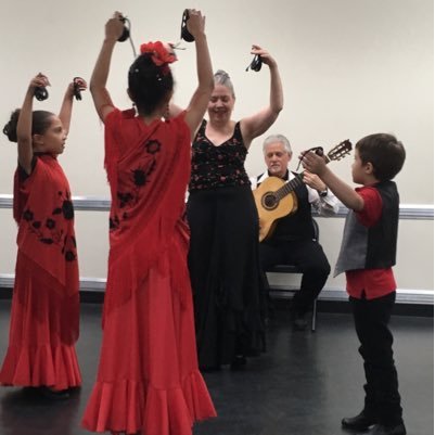 Flamenco Latino is a non-profit flamenco dance company co-directed by performing duo & teachers Aurora Reyes (singer/dancer) Basilio Georges (guitarist/singer)!
