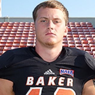 Living the dream. Playing football at Baker University. Faith Family Football