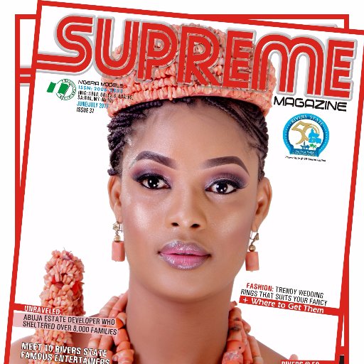 Official handle of Supreme Magazine. Circulated across Nigeria-USA-Malaysia-South Africa-Ghana. For business»DM or email suprememagazine01@gmail.com