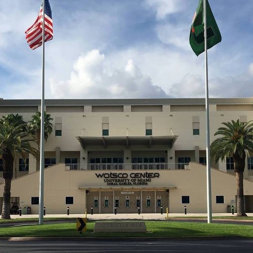 The #WatscoCenter is an 8,000-seat multipurpose entertainment + sports venue + home of the #MiamiHurricanes Men's & Women's Division I Basketball Teams.