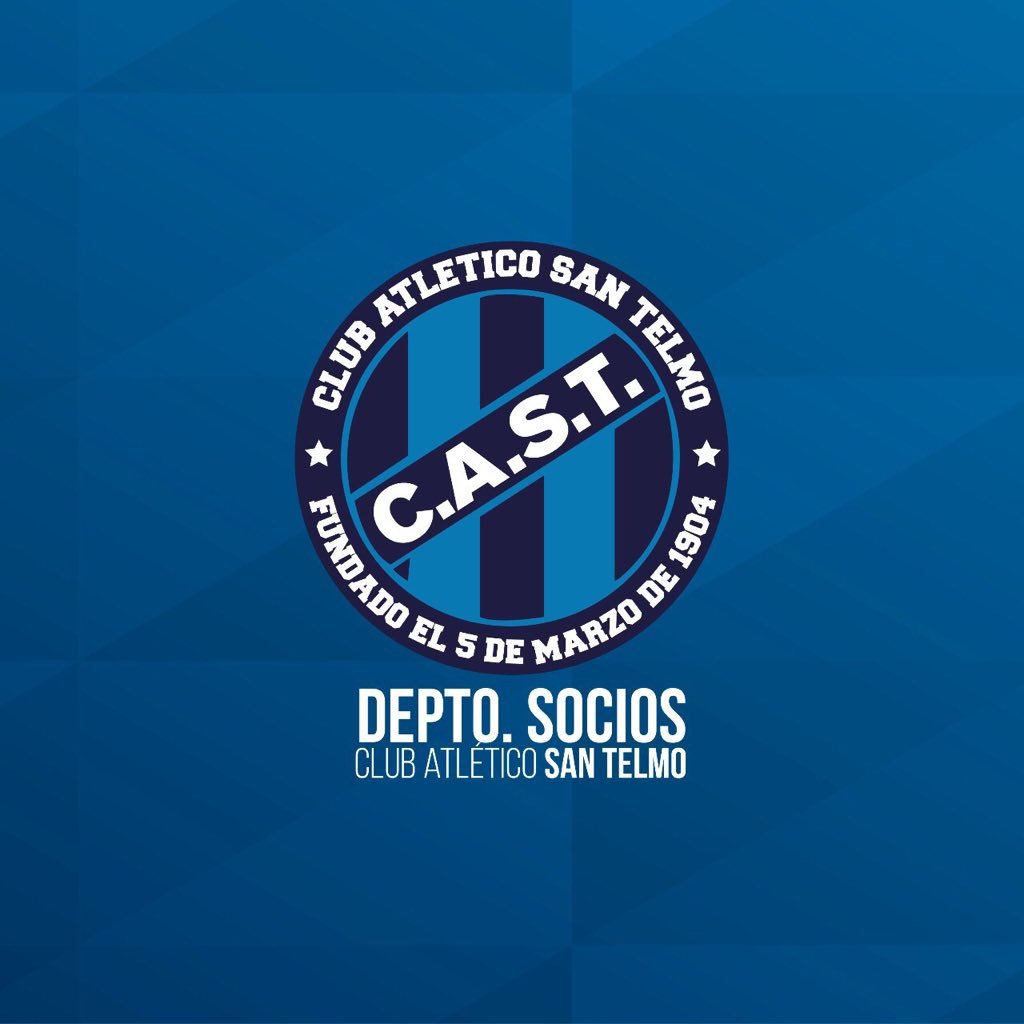 Departamento de Socios del Club Atlético San Telmo. Consultas a socios@clubsantelmo.com.arbuscanos también en Facebook!