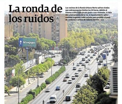 Hartos de accidentes, ruido y contaminación. RADARES y PROHIBICIÓN EFECTIVA DEL PASO A CAMIONES YA!! en Ronda URBANA Norte.