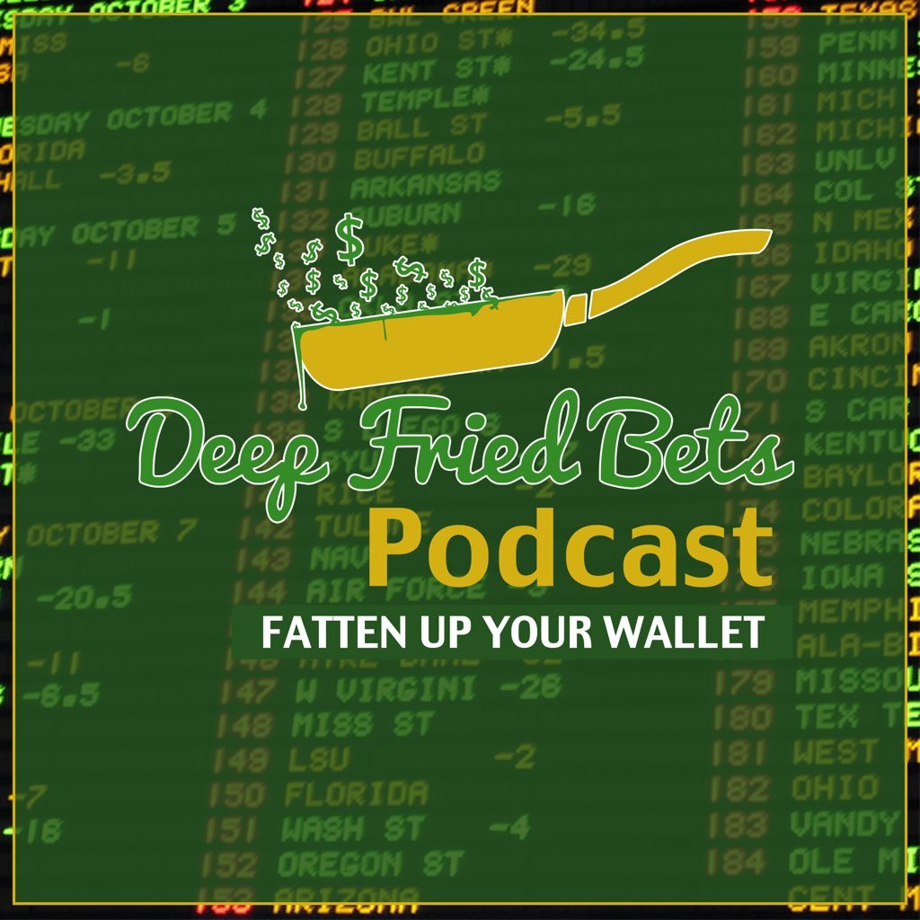 Home of the Deep Fried Bets Podcast! Your official go to podcast for all things College and NFL Football! -Member FWAA - #FattenUpYourWallet