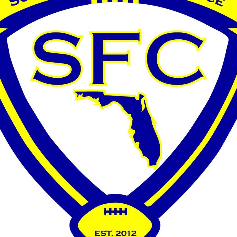 The South Florida Conference is the home for 3A & 4A football for Southeast Florida. Formerly the Southeastern Football Conference.