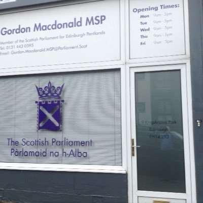 This is the Twitter account for Gordon Macdonald's office only. For assistance please telephone 0131 443 0595 or email gordon.macdonald.msp@parliament.scot