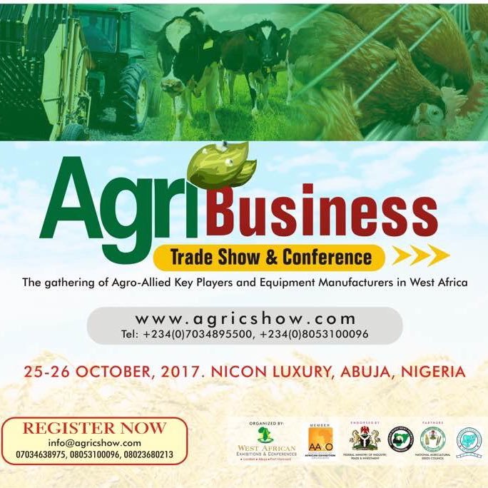 AgribusinessXpo's profile picture. The gathering of Agro-Allied Key Players & Equipment Manufacturers. Theme: The New Agricultural Agenda for Economic Growth and Food Security
