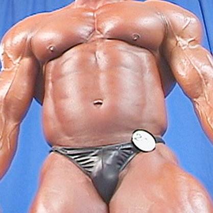 muscle obsession. 
big, hard, sweaty, oiled and tanned.....tiny, nasty little tight shiny posing trunks.