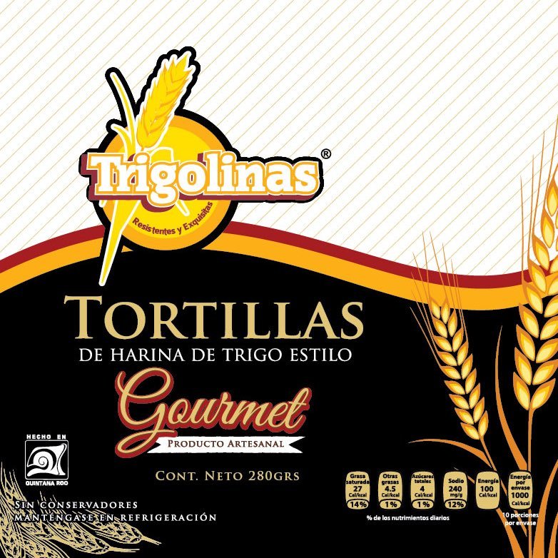 Tortillas de Harina de Trigo Estilo Gourmet