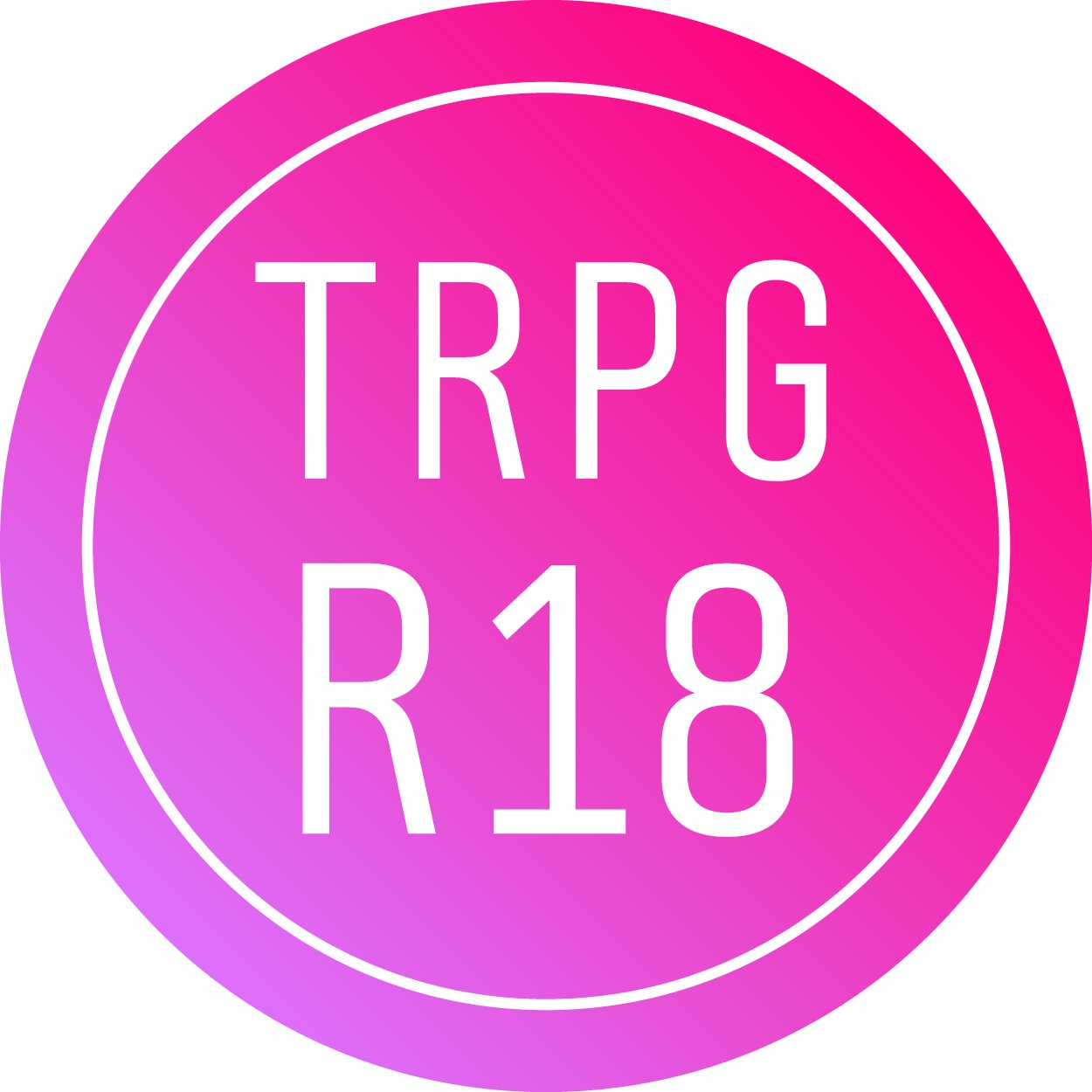 TRPG関連のR18/R18G壁打ち用アカウントです。＠TRPG_R18宛にリプライで呟くと、このアカウントをフォローしている人にだけツイートが見えるようになります。
あまりに過激で直接的な表現や、シナリオ等のネタバレに繋がる内容はPrivetterなどと併用し、周囲の方への配慮に努めていただきますようお願い致します。