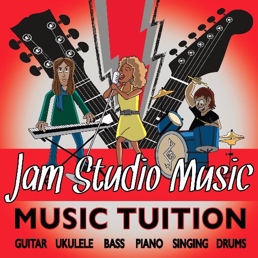 Having fun learning music and improving at your pace is the Jam Studio Music philosophy. Offering Guitar, Ukelele, Bass, Singing, Piano & Drum tuition.
