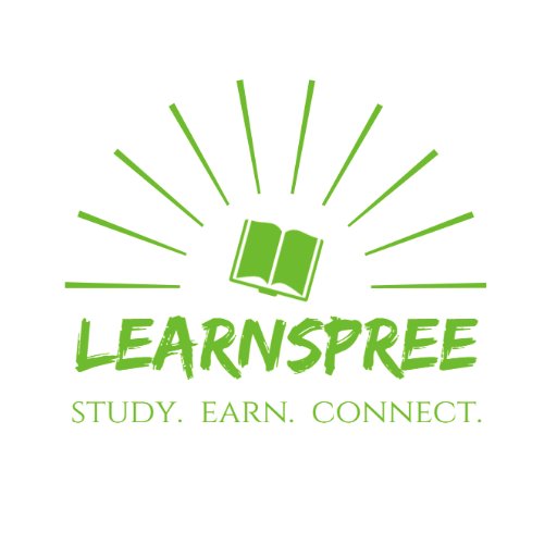 learnspree_'s profile picture. study. earn. connect.