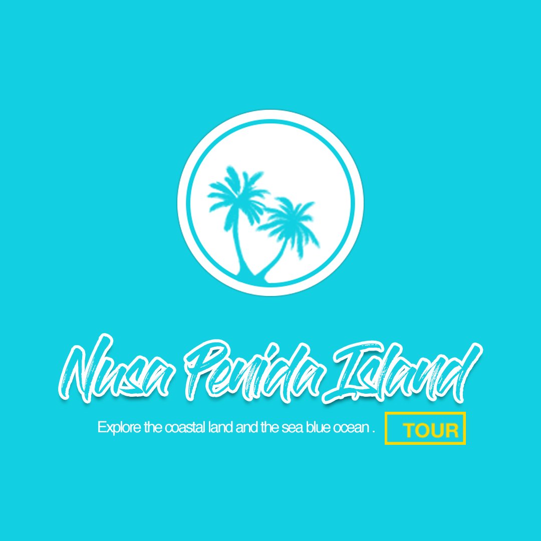 Explore the coastal land and sea blue ocean of Nusa Penida island
