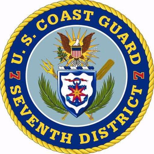 Official #D7 news from Coast Guard District Seven covering SC, GA, FL, PR, USVI & the Caribbean Sea. 📍HQ Miami (Likes/RTs 🚫 endorsements) 🇺🇸🇵🇷🇻🇮