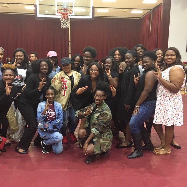The LOVELY, MUSICAL, BEAUTIFUL MUSIC DIVAS of the Theta Zeta Chapter of Sigma Alpha Iota Music Fraternity on the campus of Alabama A&M University