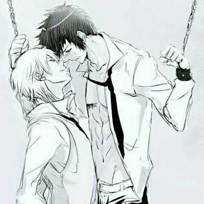 Mucho yaoi. Atenerse hemofílicos. Besos y penes, es decir, shonen ai y hard. 
Viva nuestro lindo mundo muahahahahahahaha *^*