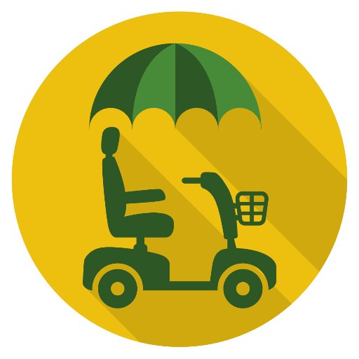 Rollabrella's profile picture. The 1st Universal #Wheelchair #Umbrella! #Rollabrella works on #scooters too! Block sun & stay dry w/ Rollabrella! Indigogo: https://t.co/ZJYf5g5ZC6