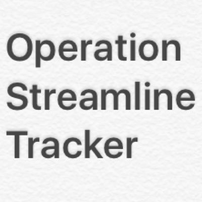 Track daily and weekly Operation Streamline numbers and statistics from Tucson. Data scraped from the online courtesy draft calendar.