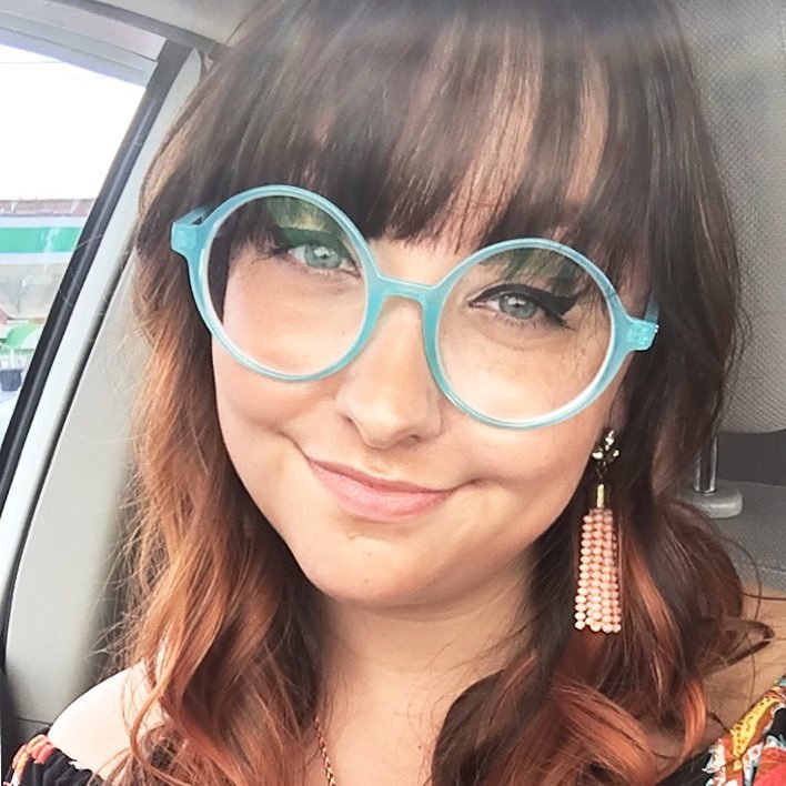 [ Wearing glasses & writing hall passes ]