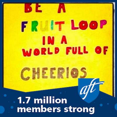 Proud UFT member, mom, sister and bint! My thoughts are all mine but if you really knew what went on inside my head you'd run real fast!
