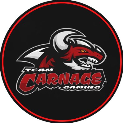 Official account of Team Carnage Gaming LLC Professional Electronic Sports & Entertainment Partners: @Twitch @Discord @Evo9X @XSplit @GFuelEnergy