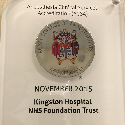 Department of Anaesthesia, Kingston Hospital NHS FT. Tweeting about NHS, Anaesthesia, Pain Medicine, Critical Care and all that's important to us.