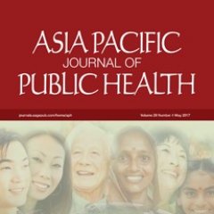 Asia-Pacific Journal of Public Health is a peer-reviewed journal that publishes 6 issues per year and focuses on health issues in the Asia-Pacific Region.