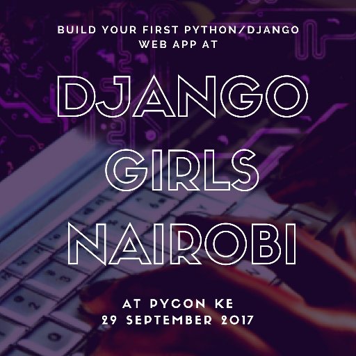 Catch us at #PyConKE for a free coding workshop on 29th Sept 2017. Organised with 💜 by @mbithenzomo & @jojociru#