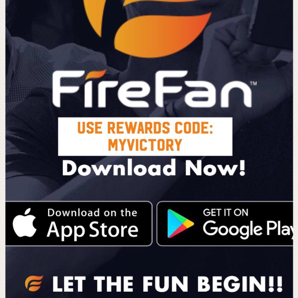 sportsappdc's profile picture. The World's 1st REAL-TIME Sports App FireFan Interact with LIVE sporting events, favorite athletes, and friends! Visit the App Store promo code MYVICTORY