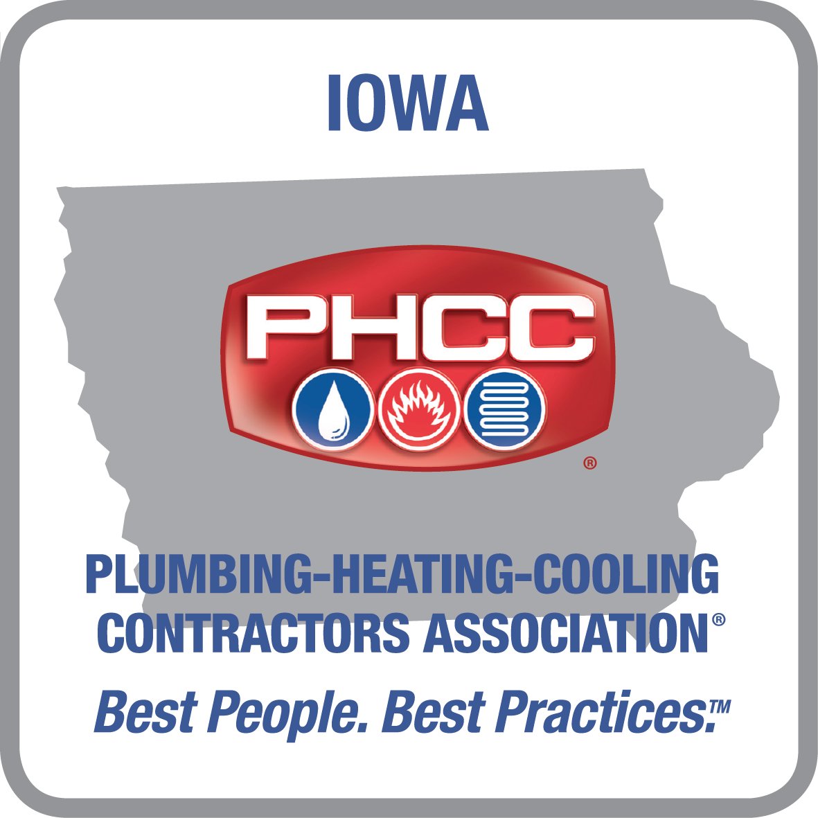 PHCC of Iowa association is a professional trade association serving plumbing, heating and cooling professionals in the state of Iowa.