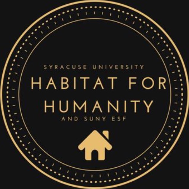 Habitat for Humanity at Syracuse Univerity and SUNY ESF. Our vision: A world where everyone has a decent place to live 🛠🏡