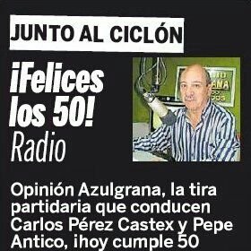 Carlos Perez Castex. Periodista . Opinion Azulgrana Radio Gama AM 1490 https://t.co/zfsgrymOkY